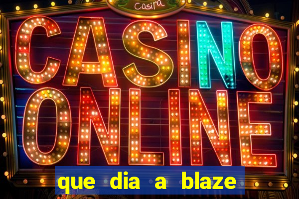 que dia a blaze paga o cashback